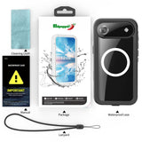 iPhone 17 Air | iPhone 17 Air - Redpepper™ IP68 Vandtæt Håndværker Cover - Sort - DELUXECOVERS.DK