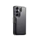 Samsung Galaxy S25 | Samsung Galaxy S25 - CaseNeo™ Læder Cover M. Kortholder - Sort - DELUXECOVERS.DK