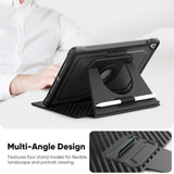 iPad 7/8/9 | iPad 10.2" 7/8/9 (2019/2020/2021) - ArmorCase™ Full Håndværker - Sort - DELUXECOVERS.DK