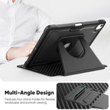 iPad Air 6 13" 2024 | iPad Air 13" (2024/2025/2026) - ArmorCase™ Full Håndværker - Sort - DELUXECOVERS.DK