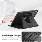 iPad 10.9" (2022) | iPad 11" (2025) / iPad 10.9" (2022) - ArmorCase™ Full Håndværker - Sort - DELUXECOVERS.DK