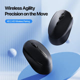 DUX DUCIS® | Ergonomisk 2.4GHz Trådløs Mus - Sort