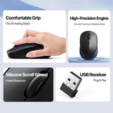 DUX DUCIS® | Ergonomisk 2.4GHz Trådløs Mus - Sort