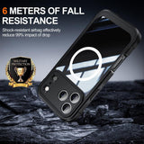 iPhone 17 Pro | iPhone 17 Pro - ToughCase Hybrid-X Håndværker Cover - Sort - DELUXECOVERS.DK