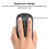 ZGA® | Ergonomisk BT 5.0 Mus | 2.4GHz Trådløs Mus - Sort