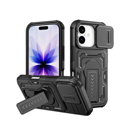 iPhone 18 | iPhone 18 - Tough Cover m. Stander - Sort - DELUXECOVERS.DK