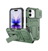 iPhone 18 - Tough Cover m. Stander - Grøn