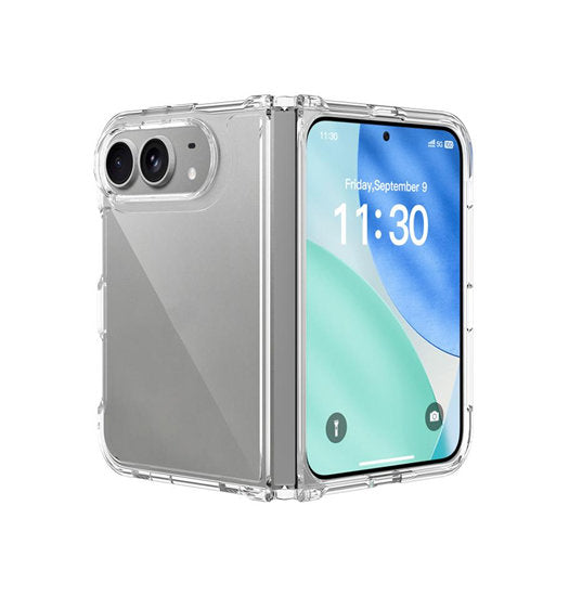 iPhone Fold -  DeLX™ Ultra Silikone Cover - Gennemsigtig
