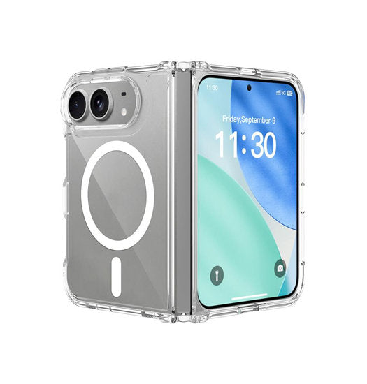 iPhone Fold -  DeLX™ MagSafe Silikone Cover - Gennemsigtig