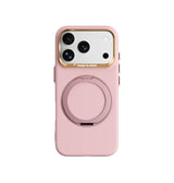 iPhone 18 Pro Max | iPhone 18 Pro Max - ABEEL™ AirStand Cover m. MagSafe Ring - Pink - DELUXECOVERS.DK