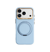 iPhone 18 Pro | iPhone 18 Pro - ABEEL™ AirStand Cover m. MagSafe Ring - Sky Blue - DELUXECOVERS.DK