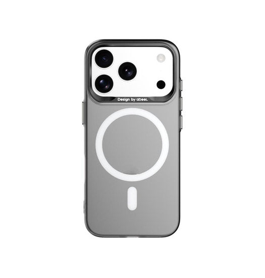 iPhone 18 Pro - ABEEL™ Frosted MagSafe Cover - Sort