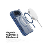 iPhone Duo - DUX DUCIS™ MagSafe Silikone Cover - Mørkeblå