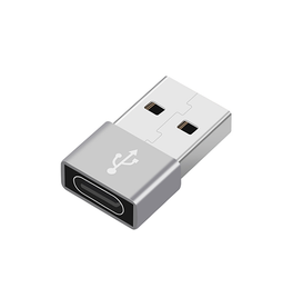 Adapter | USB-A Han Til USB-C Hun - Adapter - Grå - DELUXECOVERS.DK
