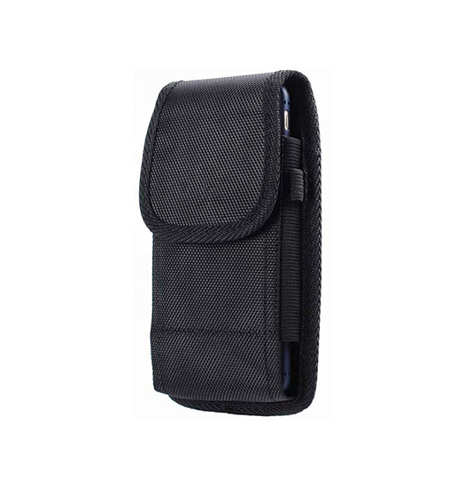 iPhone 12 Pro | iPhone 12 Pro - SafeOne™ Nylon Bæltetaske / Etui - Sort - DELUXECOVERS.DK