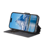 iPhone 17 Air | iPhone 17 Air - Suteni® 2-i-1 Læder Cover M. MagSafe - Sort - DELUXECOVERS.DK