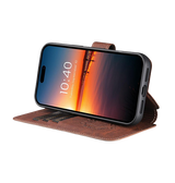 iPhone 17 | iPhone 17 - Suteni® 2-i-1 Læder Cover M. MagSafe - Brun - DELUXECOVERS.DK