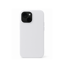 iPhone 15 - DeLX™  Pastel Silikone Cover - Hvid/Lysegrå