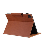 iPad Air 6 11" 2024 | iPad Air 11" (2024/2025) - Verona™ Multietui Ægte Læder Cover - Brun - DELUXECOVERS.DK