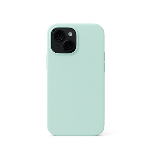 iPhone 15 Plus - DeLX™  Pastel Silikone Cover - Moss Green