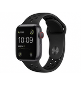 Apple Watch 42-49mm | Apple Watch (42/44/SE/45/46/49mm) - 4Run™ Silikone Løbe Sportsrem - Sort - DELUXECOVERS.DK