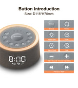 HiFiD W27 - Avanceret White Noise Alarm  M. 29 beroligende lyde & natlys