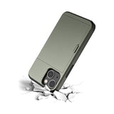 iPhone 13 Mini | iPhone 13 Mini - Deluxe™ Håndværker Cover M. Kortholder - Army - DELUXECOVERS.DK