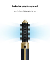 Professionel Combo Styler - Letvægt, Hurtig, Støjsvag 6-i-1 Styler