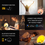 Smart Wake-up Lampe M. APP, Natlys og Solopgangseffekt