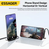 ESSAGER™ | 2-i-1 USB-C til USB-C Hurtigoplader Kabel – Sort – 1m (100W)