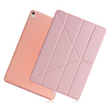iPad Air 4/5 | iPad Air 4/5 (2020/2022) - Orgami Trifold Læder Cover M. Stander - Rose - DELUXECOVERS.DK