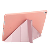 iPad 10.9" (2022) | iPad 10.9" 2022 (10th gen) - Orgami Trifold Læder Cover M. Stander - Pink - DELUXECOVERS.DK