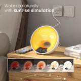 Smart Wake-up Lampe M. APP, Natlys og Solopgangseffekt