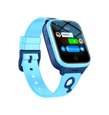 SmartWatch | Børneur m. GPS - SmartWatch til børn, sim kort, 4G - Blå - DELUXECOVERS.DK