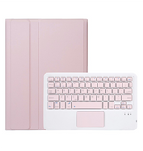 iPad 10.9" (2022) | iPad 11" (2025) / iPad 10.9" (2022) - TIMBRE™ Cover M. Trådløs Tastatur BT - Engelsk Layout - Lyserød - DELUXECOVERS.DK