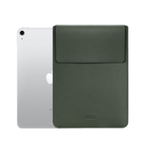 iPad 10.9" (2022) | iPad 11" (2025) / iPad 10.9" (2022) - BUBM® - Vertigo Læder Sleeve / Cover - Mørkegrøn - DELUXECOVERS.DK