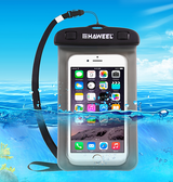 Universal Vandtæt | HAWEEL™ Vandtæt Mobilpose til iPhone/Android - Lysegrå - DELUXECOVERS.DK