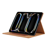 iPad Air 6 11" 2024 | iPad Air 11" (2024/2025) - Verona™ Multietui Ægte Læder Cover - Brun - DELUXECOVERS.DK