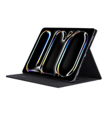 iPad Air 6 13" 2024 | iPad Air 13" (2024/2025) - Verona™ Multietui Ægte Læder Cover - Sort - DELUXECOVERS.DK