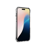 iPhone 17 Pro Max- DeLX™ Silikone Cover Med Kortholder - Gennemsigtig