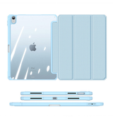 iPad 10.9" (2022) | iPad 11" (2025) / iPad 10.9" (2022) - Dux Ducis™ Mesh Design Trifold Cover - Blå - DELUXECOVERS.DK