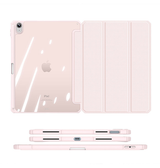 iPad 10.9" (2022) | iPad 11" (2025) / iPad 10.9" (2022) - Dux Ducis™ Mesh Design Trifold Cover - Lyserød - DELUXECOVERS.DK