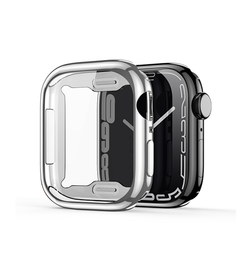Apple Watch Cover | Apple Watch (38/40/42/44mm) - DeLX™ 360° M-Plating Cover - Sølv - DELUXECOVERS.DK