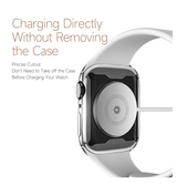 Apple Watch Cover | Apple Watch (38/40/42/44mm) - DeLX™ 360° M-Plating Cover - Sølv - DELUXECOVERS.DK