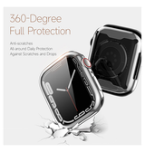 Apple Watch Cover | Apple Watch (38/40/42/44mm) - DeLX™ 360° M-Plating Cover - Sølv - DELUXECOVERS.DK