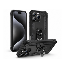 iPhone 11 Pro | iPhone 11 Pro - NX Pro™ Armor Cover m. Ring Holder - Sort - DELUXECOVERS.DK