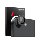 iPhone Beskyttelsesglas | iPhone 16e - NTJO™ 9H Kamera Linse Beskyttelsesglas - Sort - DELUXECOVERS.DK