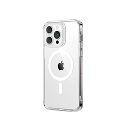 iPhone 15 Pro Max | <AAA>iPhone 15 Pro Max  - DeLX™ MagSafe Silikone Cover - Gennemsigtig - DELUXECOVERS.DK
