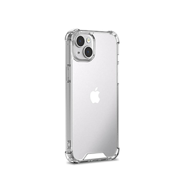 iPhone 12 Mini | iPhone 12 Mini - Silent Stødsikker Silikone Cover - Gennemsigtig - DELUXECOVERS.DK