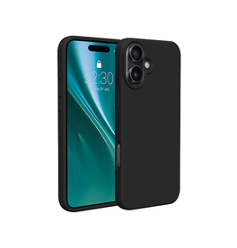 iPhone 16 | iPhone 16 - Deluxe™ Soft Touch Silikone Cover - Sort - DELUXECOVERS.DK